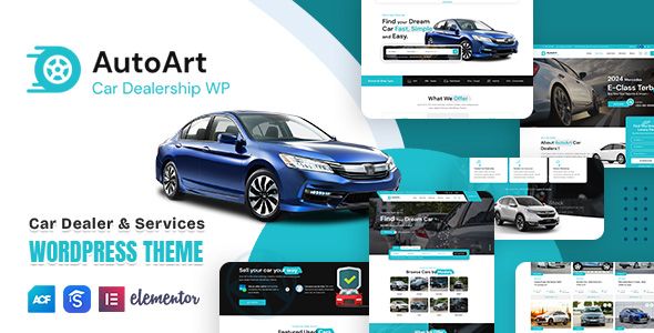 AutoArt – Car Dealer Services WordPress Theme