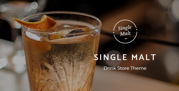 SingleMalt – Drink Store WordPress Theme