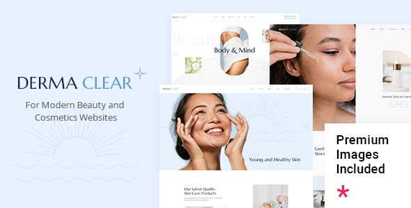 Derma Clear – Beauty Cosmetics Skincare Theme