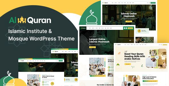 Alquran – Islamic Institute Mosque WordPress Theme