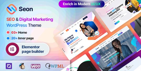 Seon – SEO Digital Marketing WordPress Theme