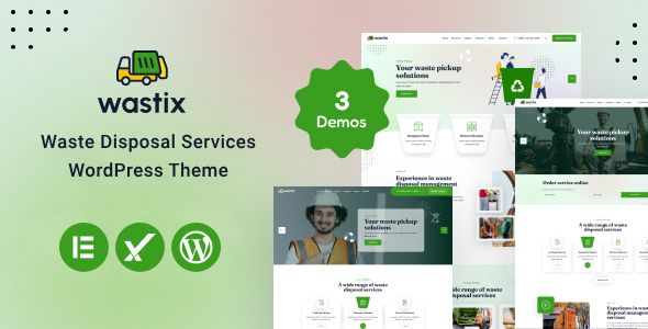 Wastix – Waste Disposal Services WordPress Theme