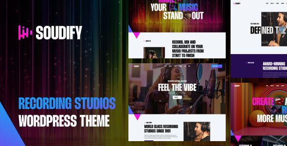 Soudify – Recording Studios WordPress Theme