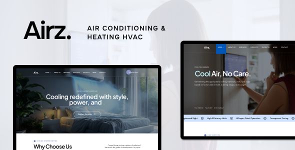 Airz – Air Conditioning Heating HVAC WordPress Theme