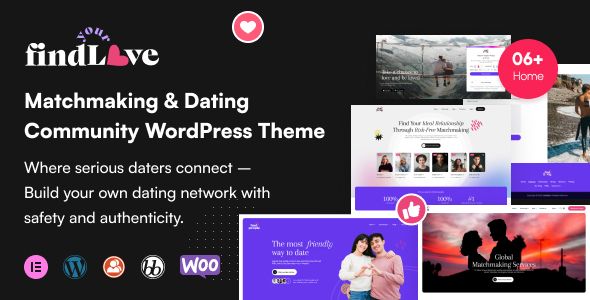 FindLove – Ultimate Matchmaking Dating Community WordPress Theme