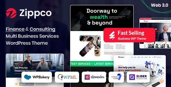Zippco – Business and Finance Consulting WordPress Theme