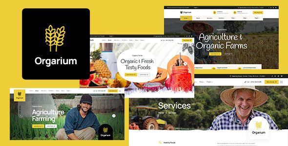 Orgarium – Agriculture Organic Farm WordPress Theme