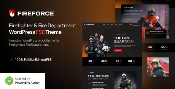 Fireforce – Firefighter Department FSE WordPress Theme