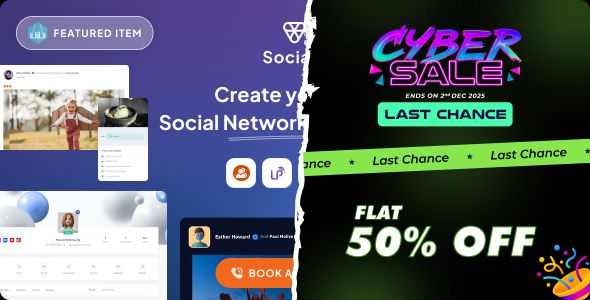SocialV – Social Network and Community BuddyPress Theme