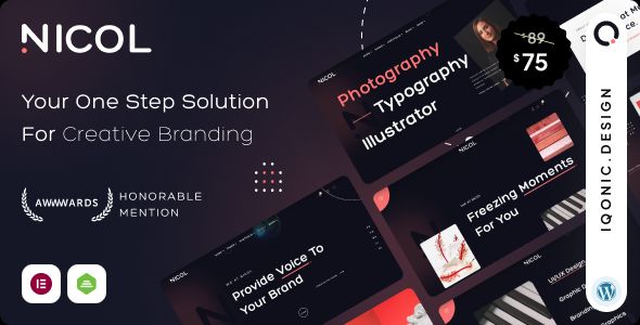 Nicol – Fiery Creative Agency WordPress Theme